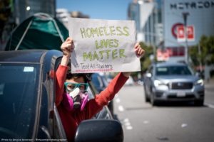 homeless lives matter sign