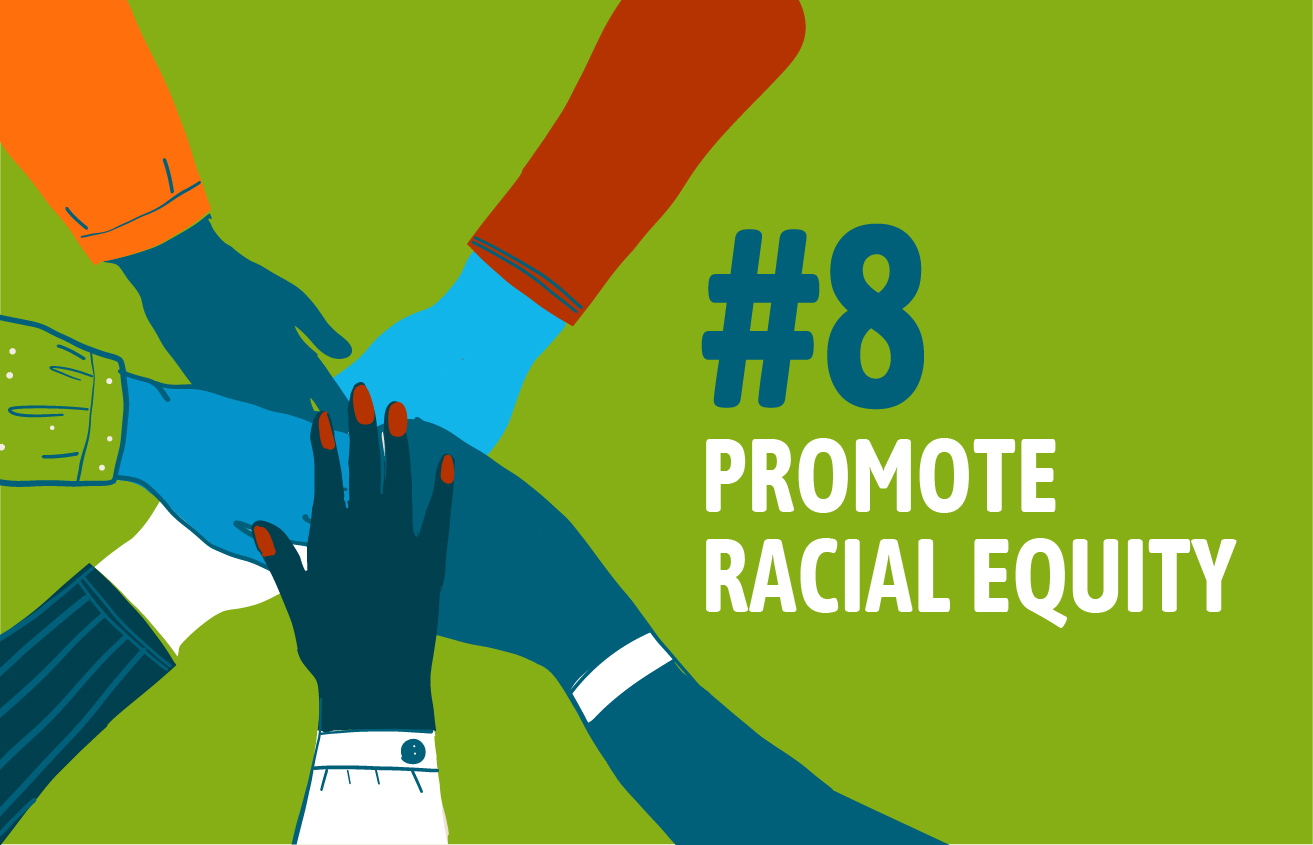 Graphic Reading Promote Racial Equity