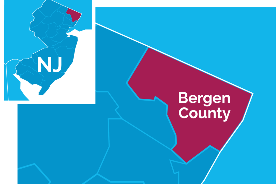 Map of Bergen County Area