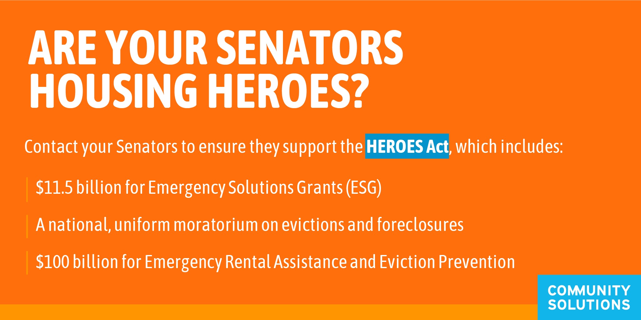 are your Senators Housing HEROES