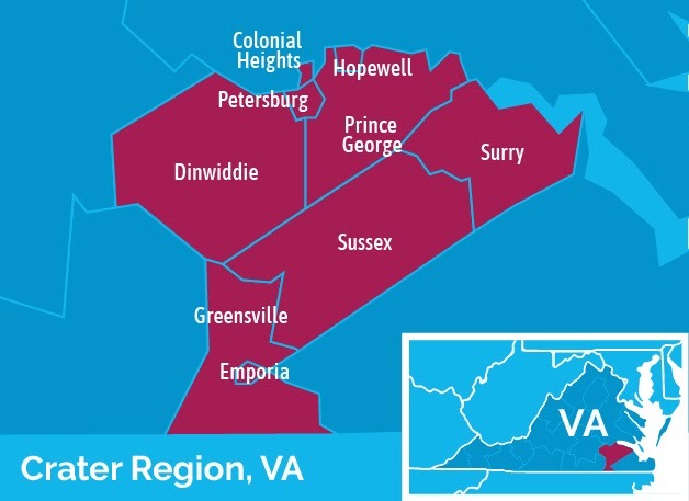 Crater Region Map